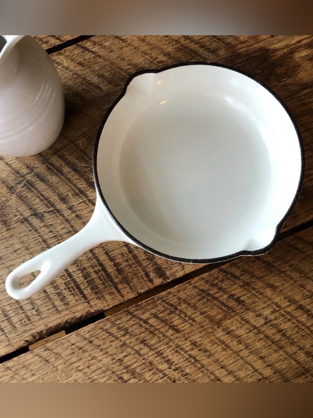 LE CREUSET COUSANCES ENAMEL SKILLET